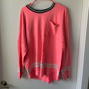 PINK Long Sleeve Dolman Top